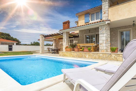 Ferienhaus mit Pool in Bibione